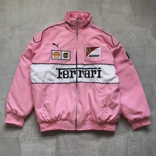 Ferrari pink jacket