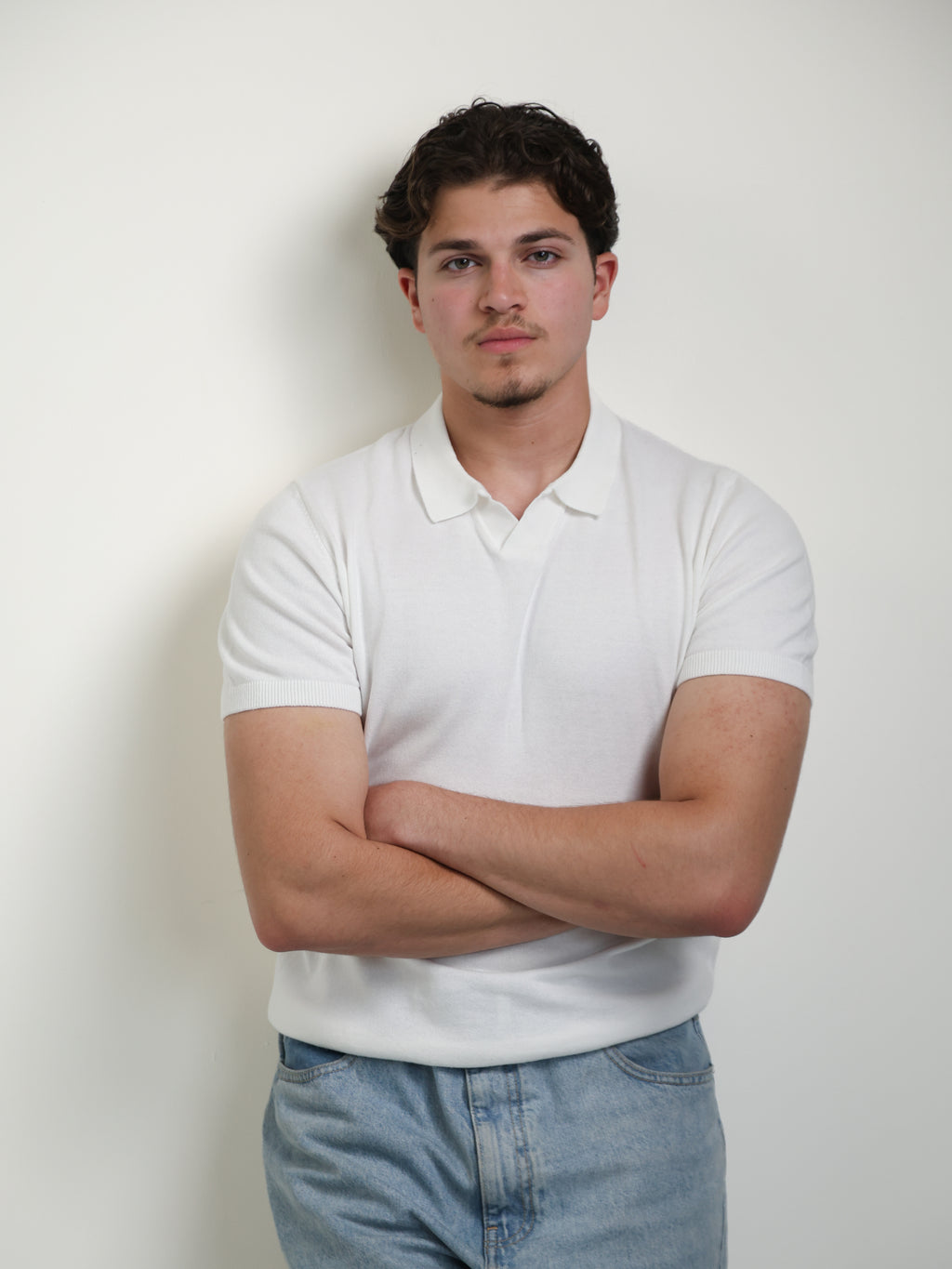Textured polo