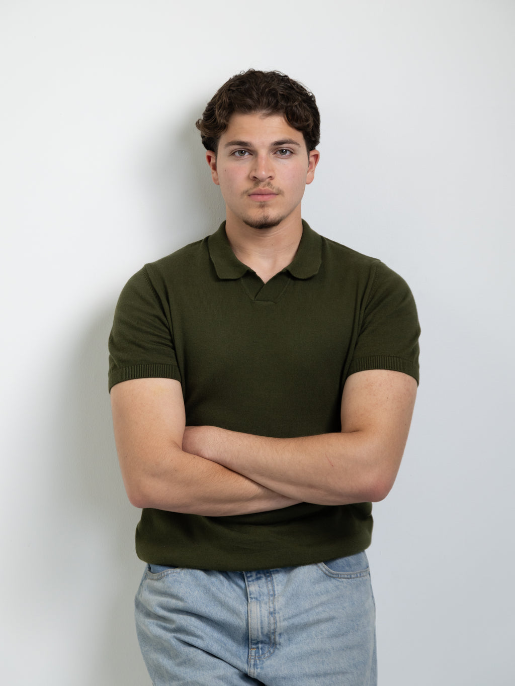 Textured polo