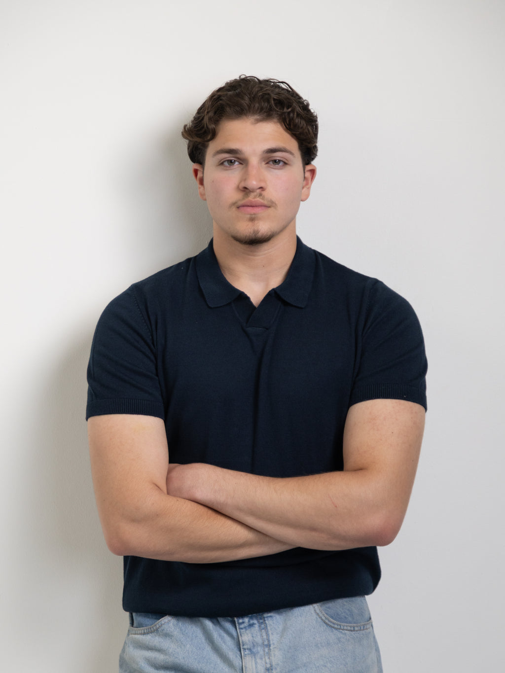 Textured polo