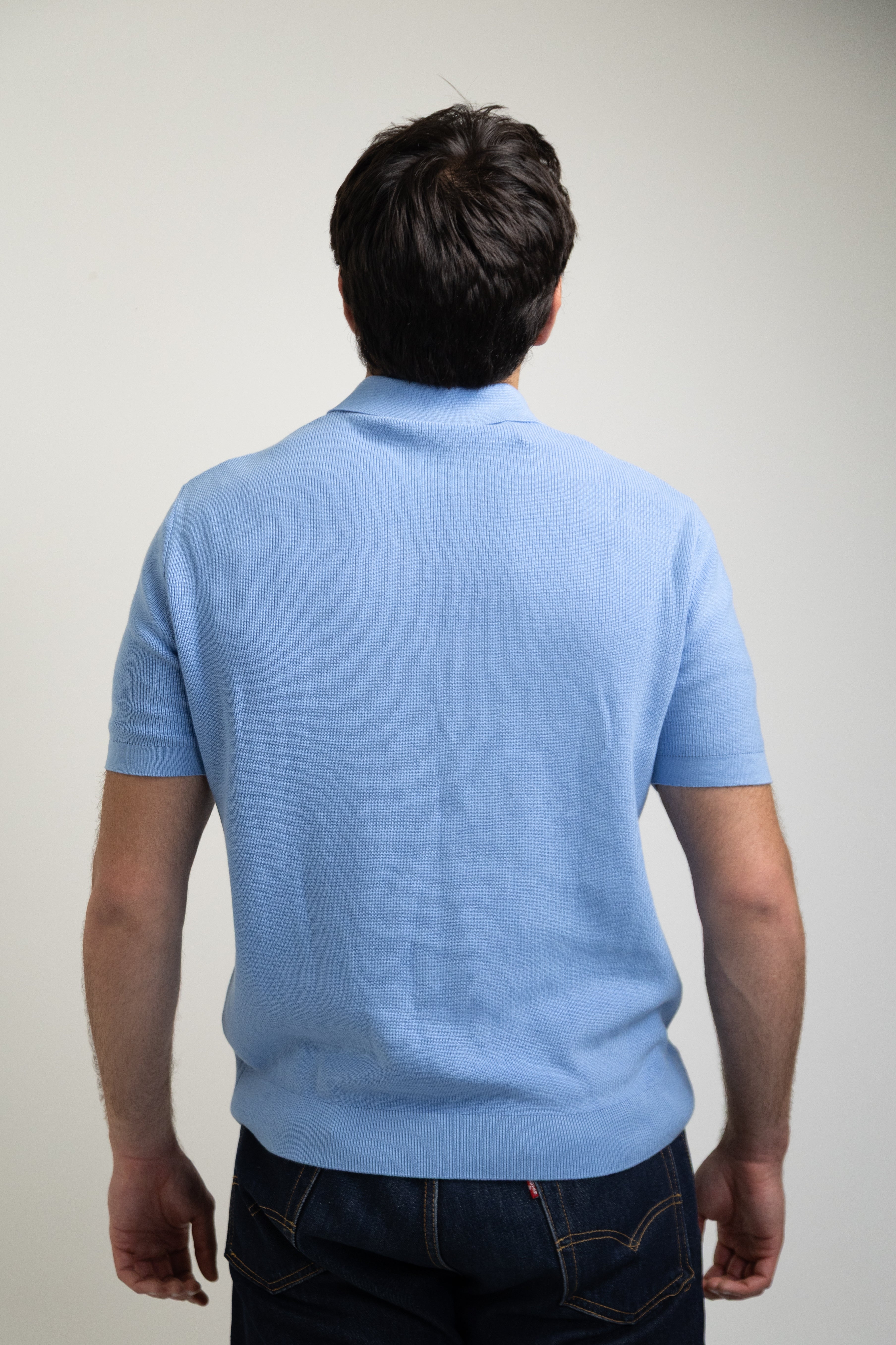Zip-up polo