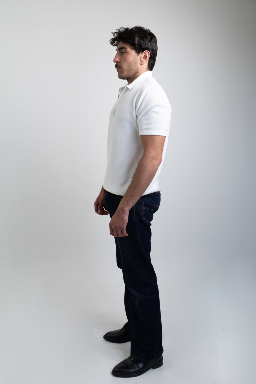 Zip-up polo