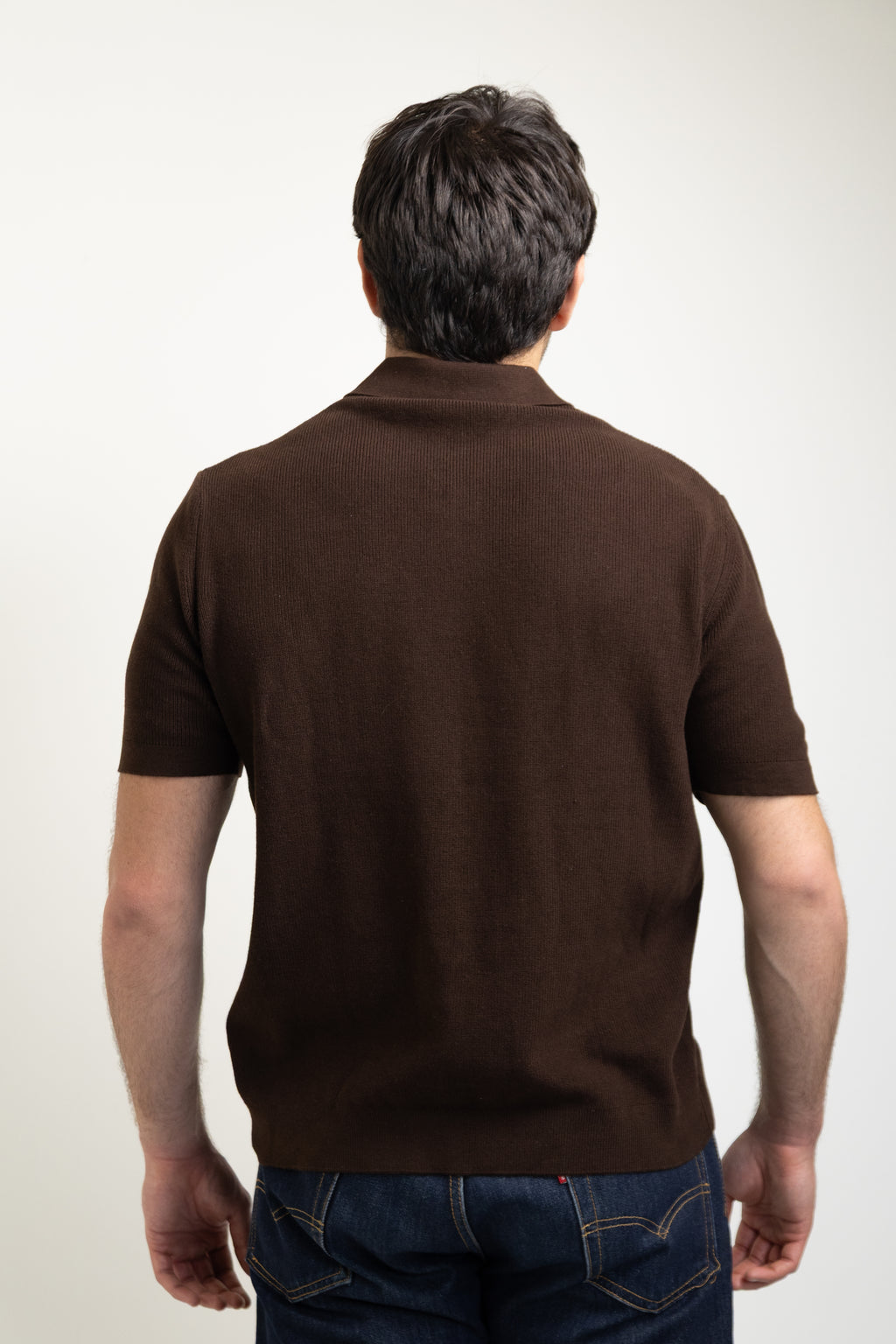 Zip-up polo