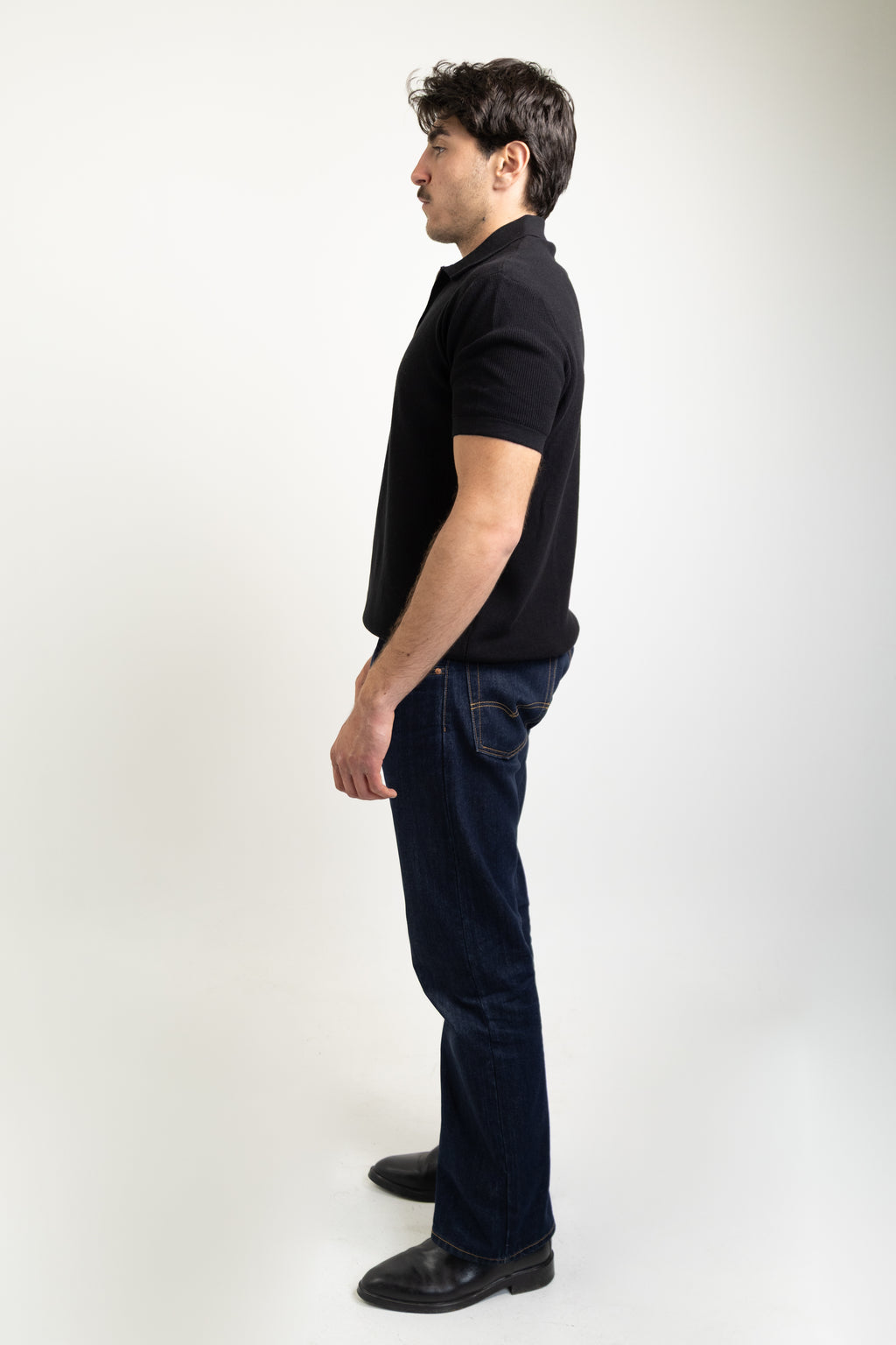 Zip-up polo